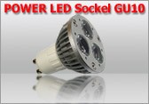 Power LED Sockel GU10 in wei� oder warmwei�