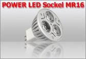 Power LED Sockel MR16 in wei� oder warmwei�