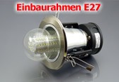 Einbaurahmen E27 Fassung