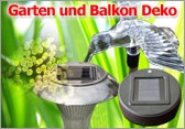 Garten und Balkon Deko
