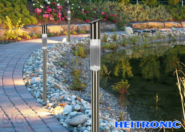 Heitronic Solar LED Leuchte Tom 3er Set 36488