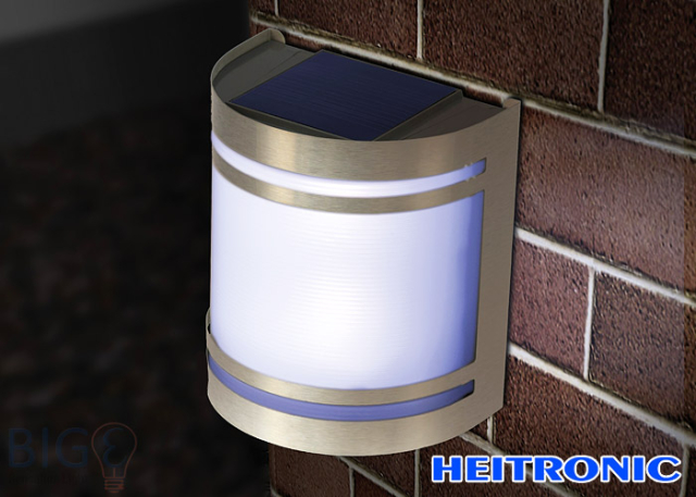 Heitronic Solar LED Wandleuchte 36969