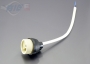 LED / Halogen Fassung GU10 Keramik mit Brandschutzkabel