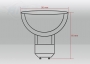 GU10 Energiesparlampe  - 11W 230V - wei� 4000K