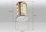 15 SMD LED Strahler G4 12 V warmwei� vertikal
