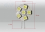 6 SMD LED Strahler G4 12 V wei� f�r jeden Trafo