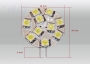 10 SMD LED Strahler G4 12 V wei� f�r jeden Trafo