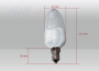 36 LED E14 Kerze 230 V wei�