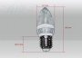 30 SMD LED E27 Kerze 230 V warmwei�
