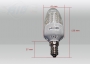 60 LED JDR E14 warmwei� Birne 230 Volt - High Lumen