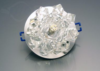 Kristall Einbaustrahler G4 Stern