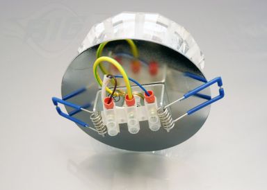 Kristall Einbaustrahler G4 Rund