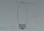 20 LED E14 K�hlschranklampe warmwei�