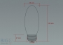 44 SMD E14 Windsto�kerze 230 V warmwei�