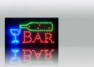 LED Werbeschild 'Bar' animiert