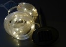 50 LED SOLAR Lichterschlauch warmwei� 5 Meter