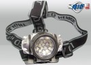 LED Kopf- und Stirnlampe mit 19 LED