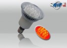 15 LED farbige Leuchtmittel ROT - E14