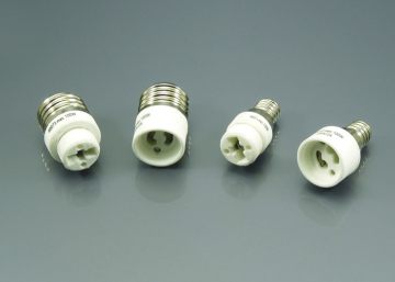Hochvolt Leuchtmitteladapter G9 und GU10 auf E14 und E27