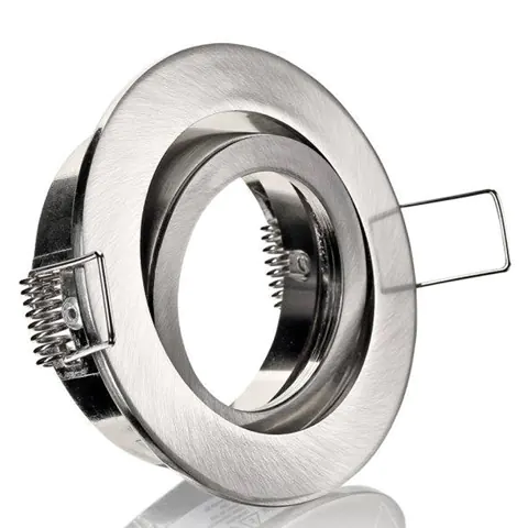 Das Bild zeigt einen GU10 Einbaurahmen