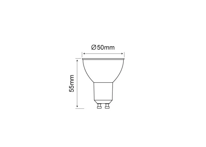 ChiliTec LED Strahler GU10 W90 906lm, 230V/9W, 120Grad, neutralweiss