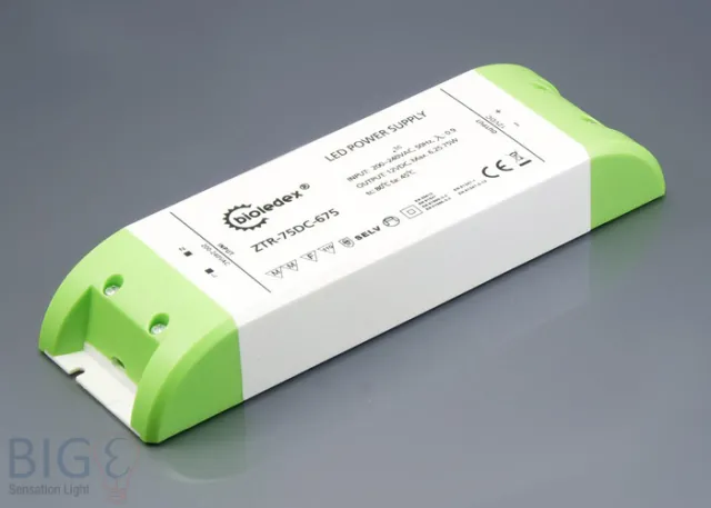 BIOLEDEX 75W LED Trafo Konstantspannung 12V DC