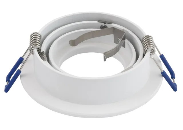 Einbaurahmen McShine KL-89 rund, schwenkbar, matt weiss