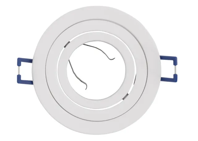 Einbaurahmen McShine KL-89 rund, schwenkbar, matt weiss