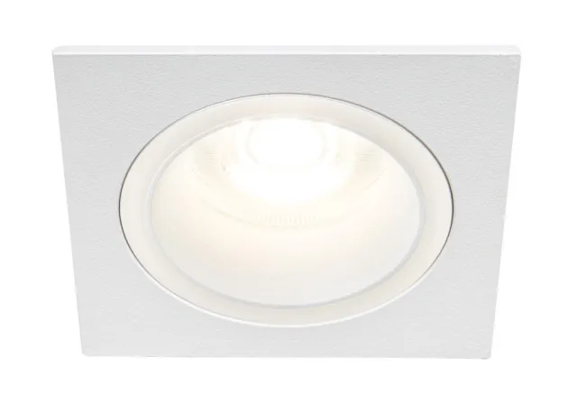 Kanlux Einbaustrahler Deckenleuchte Downlight FELINE DSL W-W weiß matt eckig doppelter Lichtaustritt