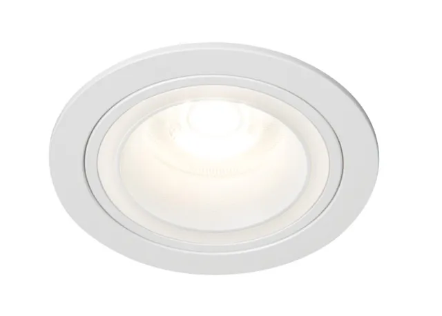 Kanlux Einbaustrahler Deckenleuchte Downlight FELINE DSO W-W weiß matt doppelter Lichtaustritt