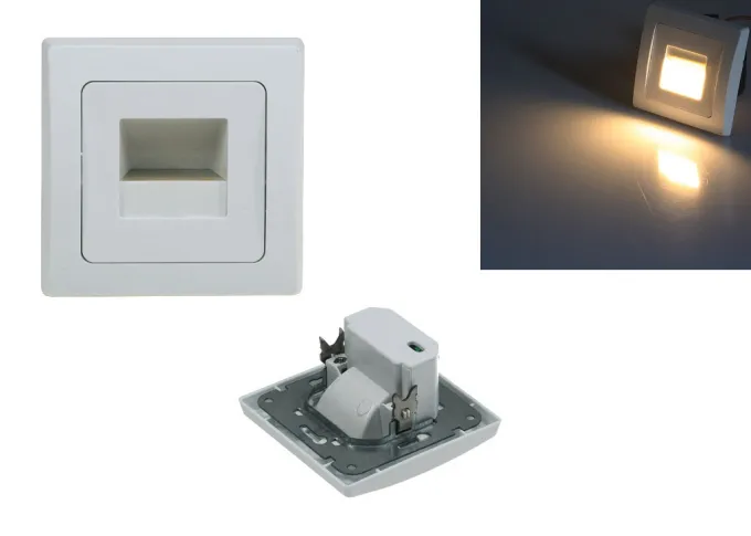 LED-Einbauleuchte DELPHI COB weiß Lichtfarbe warmweiß