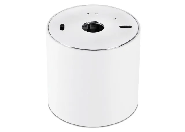 Aluminium Aufbaustrahler weiß gebürstet rund GU10