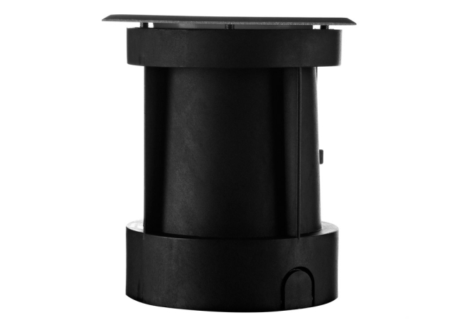 LED Boden-Einbaustrahler GU10 4-eckig schwarz matt schwenkbar für GU10, MR16 oder Module