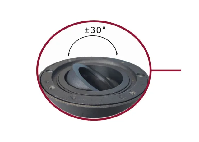LED Boden-Einbaustrahler GU10 4-eckig schwenkbar für GU10, MR16 oder Module