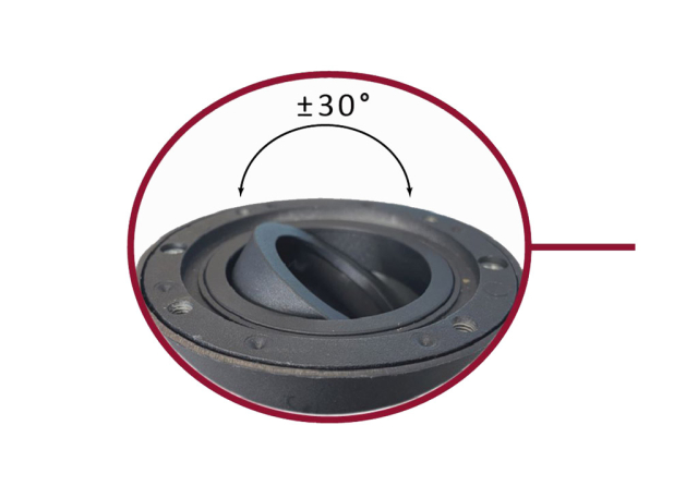 LED Boden-Einbaustrahler GU10 4-eckig schwarz matt schwenkbar für GU10, MR16 oder Module