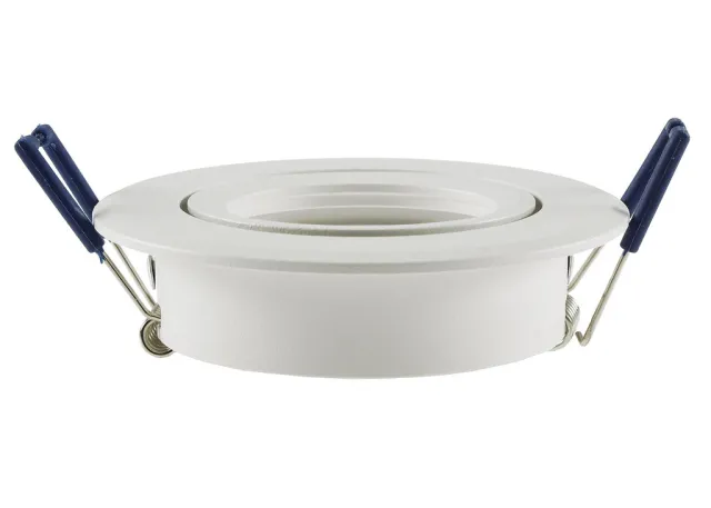 Aluminium Einbaustrahler weiß matt - schwenkbar - Klickverschluss - Chilitec CTE-84R WS