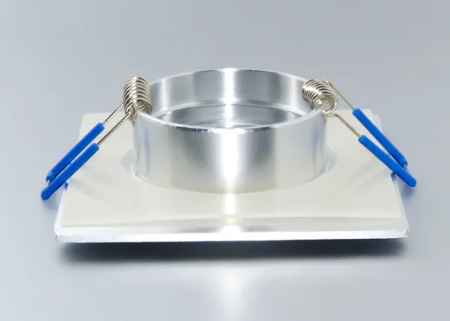 IP44 Aluminium Einbaustrahler Aluminium BiColor eckig Feuchtraum