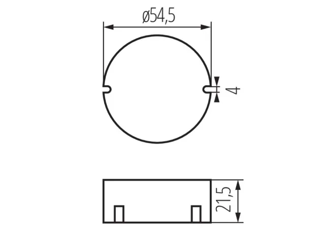 Kanlux LED Netzgerät CIRCO LED 12VDC 0-10W