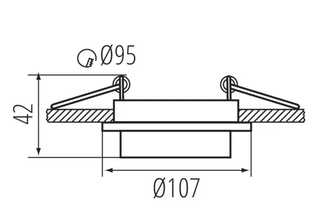 KANLUX Einbau-Downlight AGEO weiss rund schwenkbar