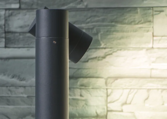 Premium Aluminium Erdspießleuchte USTI SP 1X7 GR GU10 IP54