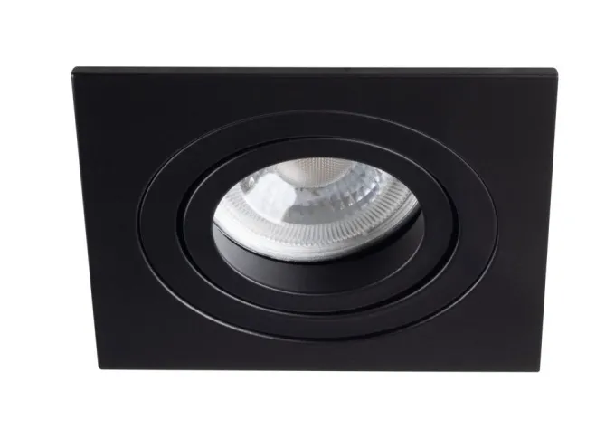 Kanlux Deckenleuchte SEIDY CT-DTL50-B/M Einbau schwenkbar schwarz matt eckig