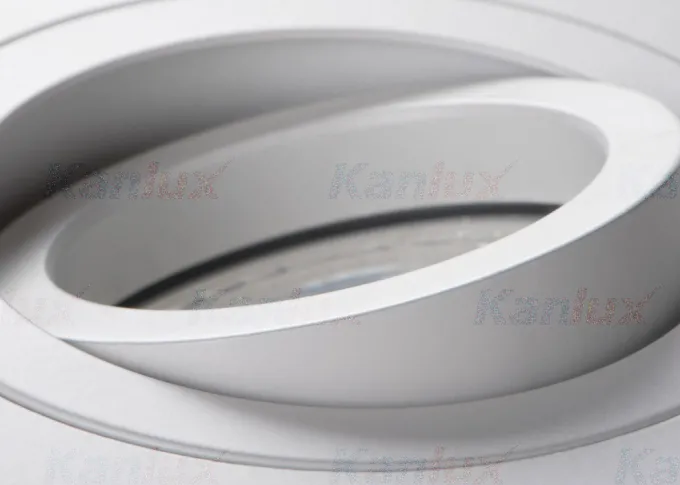 Kanlux Deckenleuchte SEIDY CT-DTL50-W/M Einbau schwenkbar weiß matt eckig