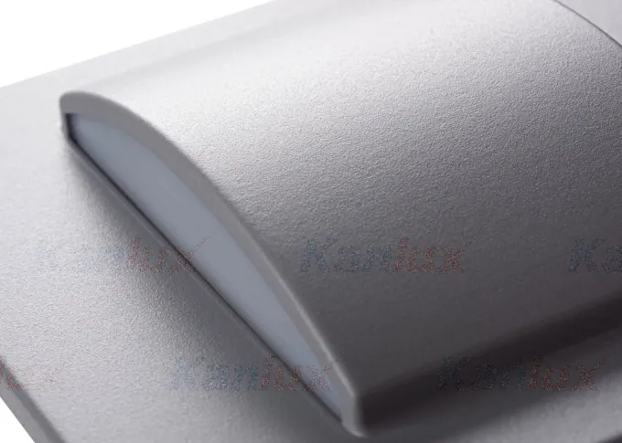 Kanlux LED-Wandeinbauleuchte Treppenleuchte ERINUS grau eckig doppelter Lichtaustritt