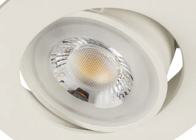 Kanlux Downlight FIZU LED 4,8W Rahmen weiss schwenkbar warmweiss