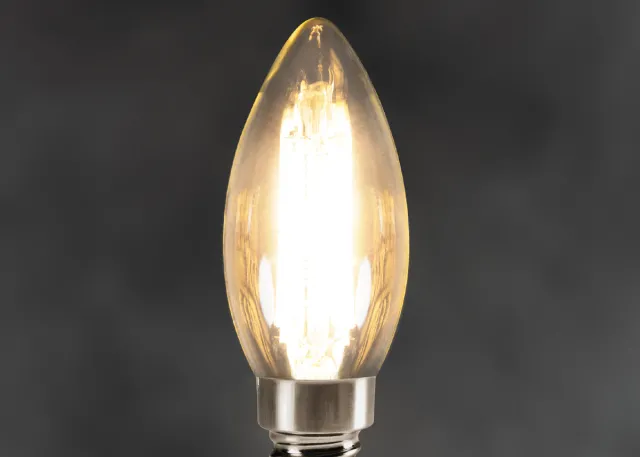 KANLUX Filament LED-Leuchtmittel XLEDIM C35 E14 5.9 Watt warmweiss dimmbar