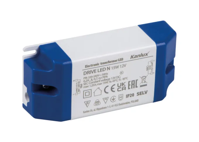Kanlux Elektronischer Transformator DRIVE LED N 15W 12V
