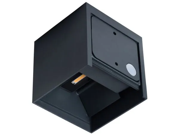 Kanlux Aluminium UP/Down REKA 7W IP54 anthrazit eckig Abstrahlwinkel einstellbar