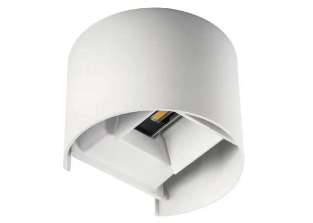 Kanlux Aluminium UP/Down REKA 7W IP54 weiß halbrund Abstrahlwinkel einstellbar