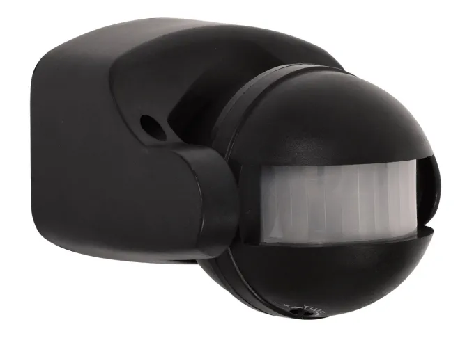 Kanlux PIR Aufputz Bewegungsmelder + Dämmerungsschalter in weiß oder schwarz IP44 auch für LED