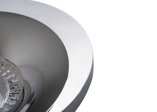 Kanlux Design Einbaustrahler BONIS DSO-C chrom rund asymetrisch